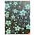 Louis Vuitton Sciarpa in Cotone Monogram Takashi Murakami Blu Blu scuro  - vista 8