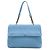 Borsa a Spalla Bottega Veneta Intrecciato Olympia Chain Blu chiaro - vista 2