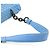 Borsa a Spalla Bottega Veneta Intrecciato Olympia Chain Blu chiaro - vista 6