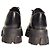 Prada Monolith Scarpe Derby in Pelle Spazzolata - Nero - vista 5
