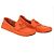 Mocassini Gucci in pelle con logo GG Arancione - vista 2