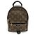 Zaino Mini Palm Springs Monogram Louis Vuitton Marrone