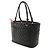 Große Schultertasche Chanel Cambon Line Coco Mark Schwarz Pink - Ansicht 3