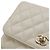 CHANEL Matelassé Schultertasche mit Kette Schwarz Roh - Ansicht 5