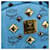 MCM Vicetos Sac à Dos Logogramme PVC Bleu Clair Or Auth 178560 Doré  - vue 16