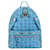 MCM Vicetos Sac à Dos Logogramme PVC Bleu Clair Or Auth 178560 Doré  - vue 2