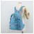 MCM Vicetos Sac à Dos Logogramme PVC Bleu Clair Or Auth 178560 Doré  - vue 27