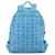 MCM Vicetos Sac à Dos Logogramme PVC Bleu Clair Or Auth 178560 Doré  - vue 3