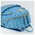 MCM Vicetos Sac à Dos Logogramme PVC Bleu Clair Or Auth 178560 Doré  - vue 6