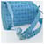MCM Vicetos Sac à Dos Logogramme PVC Bleu Clair Or Auth 178560 Doré  - vue 9