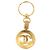 Chaveiro CHANEL em metal dourado CC Auth bs35092M - vista 6