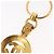 Chaveiro CHANEL em metal dourado CC Auth bs35092M - vista 8