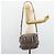 PRADA Geraffte Handtasche aus Leder 2-Wege Grau Silber Auth 178080A Braun - Ansicht 27
