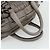 PRADA Geraffte Handtasche aus Leder 2-Wege Grau Silber Auth 178080A Braun - Ansicht 7