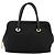 Céline Borsa a mano Celine Circle in nylon nero e oro Auth 178010 D'oro - vista 2