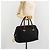 Céline Borsa a mano Celine Circle in nylon nero e oro Auth 178010 D'oro - vista 23