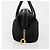 Céline Borsa a mano Celine Circle in nylon nero e oro Auth 178010 D'oro - vista 5