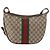 Borsa Gucci GG Supreme Web Sherry Line in PVC beige e oro 10 2 3840 Auth 178471 D'oro - vista 2