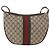 Borsa Gucci GG Supreme Web Sherry Line in PVC beige e oro 10 2 3840 Auth 178471 D'oro - vista 3