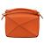 LOEWE - Mini borsa in pelle Ghibli Howl's Calcifer Puzzle 2way Arancione Auth 167270SM D'oro - vista 2