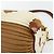 LOEWE - Bolsa Hin de couro bege do Castelo Móvel de Studio Ghibli Auth 167271SM Dourado - vista 16
