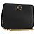 Borsa a spalla con catena Salvatore Ferragamo in pelle nera e oro Auth 177335A Nero D'oro