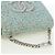 CHANEL Borsa a Catena Tweed Azzurro Chiaro Argento CC Auth 177972SV Blu chiaro - vista 6