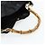 Borsa a Spalla in Pelle Gucci Bamboo 2way Nera Oro 001 2404 1577 Auth bs34581 Nero D'oro - vista 7