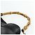 Borsa a Spalla in Pelle Gucci Bamboo 2way Nera Oro 001 2404 1577 Auth bs34581 Nero D'oro - vista 8