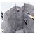 Hermès HERMES Fourre ToutPM Borsa a Mano Cotone Grigio Argento Auth fm5317 Marrone - vista 17