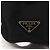 PRADA Borsa a mano in nylon nero argento Auth 177469 - vista 17