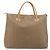 Gucci Borsa tote Micro GG Supreme in PVC beige e oro 002 4868 39 Auth 176281 D'oro - vista 3