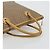 Gucci Borsa tote Micro GG Supreme in PVC beige e oro 002 4868 39 Auth 176281 D'oro - vista 7