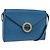 Céline Borsa a Spalla CELINE Circle in Pelle Blu Oro Auth bs34941 D'oro