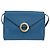 Céline Borsa a Spalla CELINE Circle in Pelle Blu Oro Auth bs34941 D'oro - vista 2