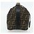 Borsa a mano in tela Zucca FENDI nera e marrone Auth 177235 Nero - vista 3