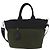 PRADA Borsa a mano in nylon 2 vie verde argento nero Auth ka4229A - vista 13