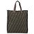 FENDI Zucca Canvas Tote Bag Schwarz Braun Auth 177771 - Ansicht 13
