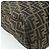 FENDI Zucca Canvas Tote Bag Schwarz Braun Auth 177771 - Ansicht 14