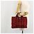Hermès HERMES Fourre Tout PM Borsa a Mano in Cotone Rossa Argento Auth BA12360 Rosso - vista 21