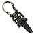 Pendente Charm Dagger Chrome Hearts in Argento Ag925 Auth 177358V