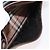 Borsa a Spalla Burberrys Nova Check in Tela e Pelle Beige Oro Auth bs34544 D'oro - vista 12