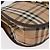 Borsa a Spalla Burberrys Nova Check in Tela e Pelle Beige Oro Auth bs34544 D'oro - vista 8
