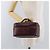 Neceser Vanity CHANEL Piel Caviar Burdeos Oro CC Auth bs34541 Dorado - vista 24