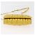Bolso de hombro de cuero Matelassé Miu Miu con cadena, dorado amarillo, Auth 178934A - vista 5