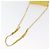 Bolso de hombro de cuero Matelassé Miu Miu con cadena, dorado amarillo, Auth 178934A - vista 7