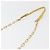 Bolso de hombro de cuero Matelassé Miu Miu con cadena, dorado amarillo, Auth 178934A - vista 8