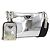 Borsa a Spalla PRADA Pelle Verniciata Argento Auth 177333A