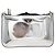 Borsa a Spalla PRADA Pelle Verniciata Argento Auth 177333A - vista 13