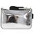 Borsa a Spalla PRADA Pelle Verniciata Argento Auth 177333A - vista 2